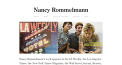 Desktop Screenshot of nancyrommelmann.com