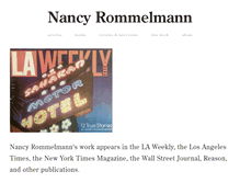 Tablet Screenshot of nancyrommelmann.com